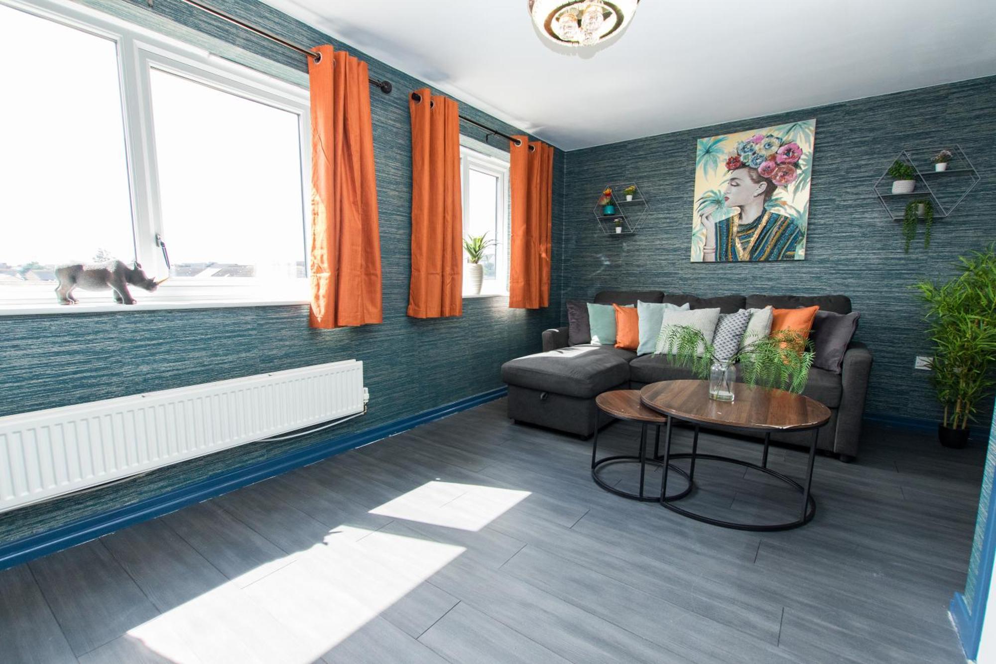 Free Parking 3 Bedroom House In Нотингам Екстериор снимка